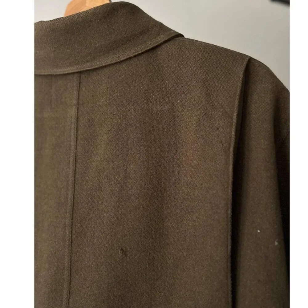 1990s Polo Ralph Lauren Wool Jacket | Vintage Green Sport Coat with Pockets - Picture 11 of 11